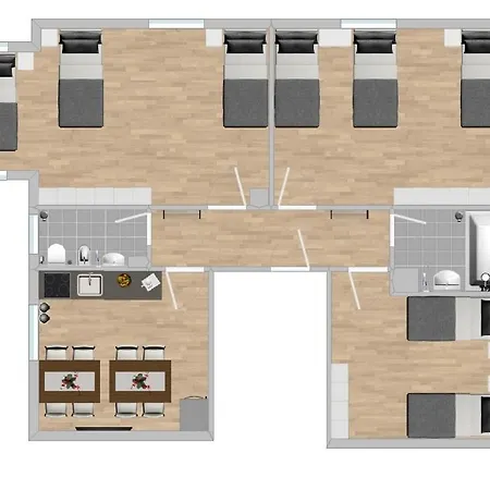 Sad261 Grosse Monteurwohnung * Schwandorf